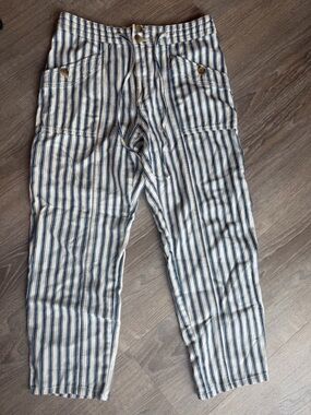American Eagle High Rise Taper Striped Pants Women’s